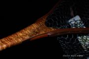 Custom Curly Koa, Teak, Wenge & Mahogany Net with Curly Koa Magnetic Net Release