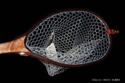 Custom Net- Maple Burl & Wenge with Copper & Kingman Turquoise inlays.