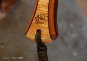 Custom Cat's Paw Burl Maple, Wenge & Mahogany fly fishing net