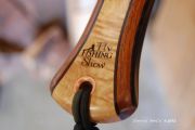 Custom Cat's Paw Burl Maple, Wenge & Mahogany fly fishing net