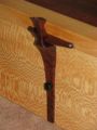 Quartersawn Sycamore Hummingbird Box.  Hinges And Hummingbird latch are Cocobolo.  Top is Snakewood 