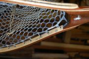 An Aluminum inlay on Curly Maple