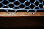 This net was a gift to an honored fireman.  Brass inlay on Black Walnut