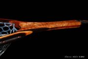 Sierra Nets Custom Fly Fishing Net- Eucalyptus Burl, Curly Mahogany, Cherry & Wenge