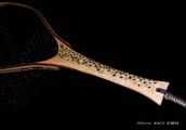 Custom Fly Fishing Net, Salmo Trutta, by Sierra Nets