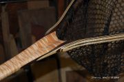 Custom Fly Fishing Net, by Sierra Nets, Quilted Maple, Wenge & Curly Maple