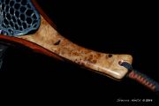 Custom Maple Burl Fly Fishing Net by Sierra Nets