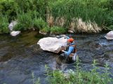 Tuan gets his feet wet, but not his Sierra Net!