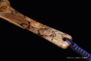 Custom Fly Fishing Net By Sierra Nets- Stabilized Spalted Maple Burl net