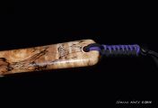 Custom Fly Fishing Net By Sierra Nets- Stabilized Spalted Maple Burl net