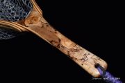 Custom Fly Fishing Net By Sierra Nets- Stabilized Spalted Maple Burl net