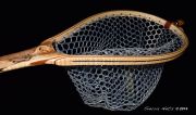 Custom Fly Fishing Net By Sierra Nets- Stabilized Spalted Maple Burl net