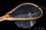 Custom Fly Fishing Net By Sierra Nets- Stabilized Spalted Maple Burl net