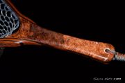 Avocado burl fly fishing net by Sierra Nets