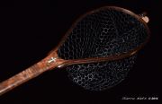 Custom Claro Walnut Fly Fishing Net by Sierra Nets 