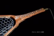 Custom curly big leaf Maple fly fishing net by Sierra nets