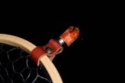 Sierra Nets Custom Box Elder Burl Leather Magnetic Net Release-$85.00