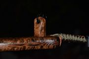 Sierra Nets Custom Turkish Walnut Burl Leather Magnetic Net Release-$85.00