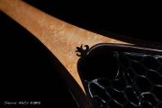 A fleur-de-lis inlay in anthracite
