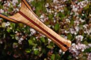 Sierra Nets Custom Fly Fishing Net Curly Sp. Cedar , bloodwood, wenge, maple and Wenge/Mahog 