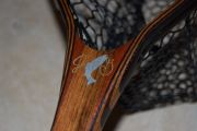 Teak, Wenge, Mahogany & Curly Ash with Inlaid Aluminum & Brass 