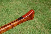 A Rare Quilted Mahogany, Wenge, & Cocobolo Boat Net