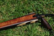 A Mahogany, Curly Ash & Wenge landing net for the Yampa River