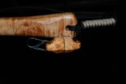A Gorgeous Cat's Paw Burl Maple & Wenge Net with Copper Inlay in the Burl's Inclusions
