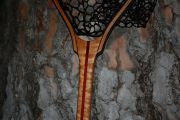 Sierra Nets Quilted Cherry, Padauk, & Wenge with black rubber net