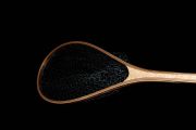 Sierra Custom Float Tube/pontoon Net - Figured Blistered Maple handle & Walnut& Maple Hoop 