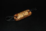 Custom Matching Magnetic Catch by Sierra nets-Beautiful Spalted Maple & Wenge 