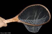 Sierra-Nets Custom Cat's Paw Burl Maple, Walnut & Curly Maple Net