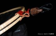 Sierra Nets Custom Curly Claro Walnut & Curly Maple Measure Net