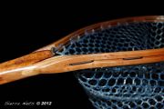 Custom Sierra Net- Carolina Cherry Burl, Curly Maple, Purpleheart, and Cocobolo.   
