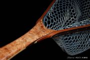 Sierra Nets Custom Maple Burl, Mahogany & Wenge Landing Net