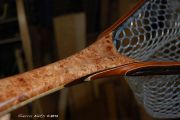 Sierra Nets Custom Maple Burl, Mahogany & Wenge Landing Net