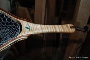 Sierra Nets Custom Curly Maple & Walnut Net with Chrisocolla Inlaid Dun